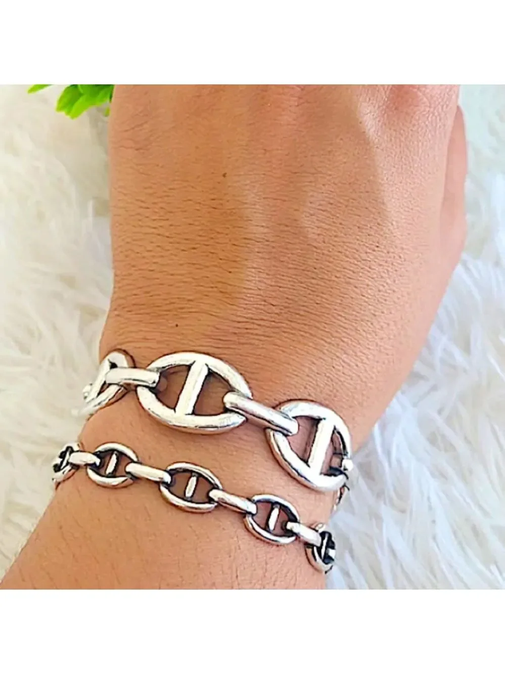 NEW STERLING SILVER MARINER BANGLE CUFF BRACELET - Picture 2 of 8
